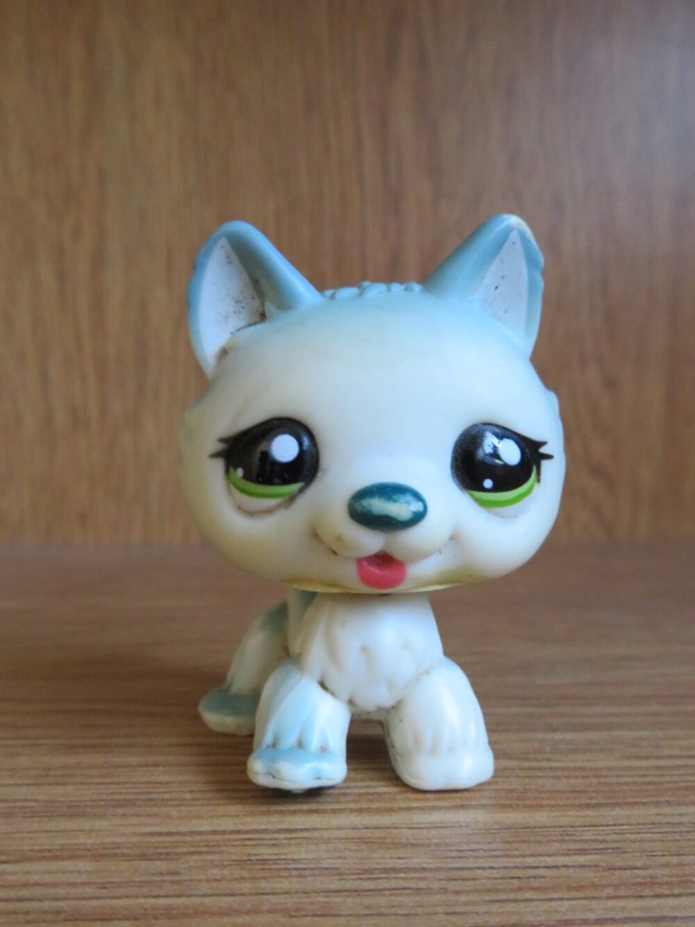 LPS Husky Dog Ice Blue & White #1563 (K848)